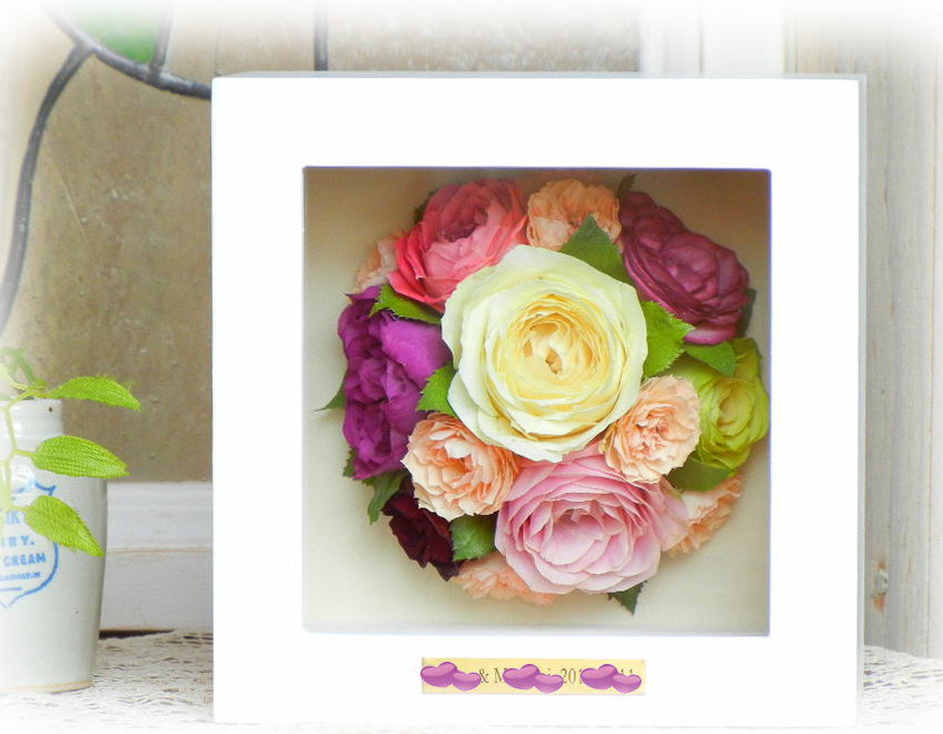 格安♪ブーケの保存 ドライフラワー加工