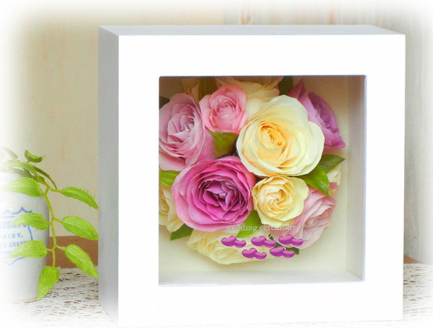 格安♪ブーケの保存 ドライフラワー加工