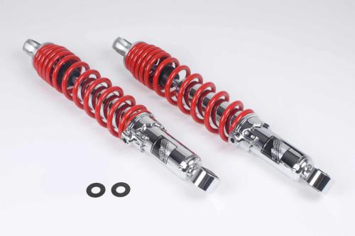 KYB ダブルショックアブソーバー 赤/銀 modernworks_b40