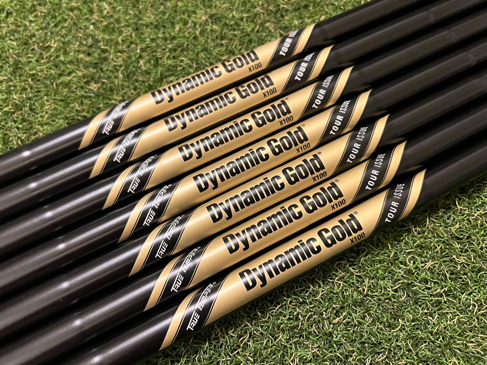 True Temper Dynamic Gold Tour Issue Black Onyx Iron Shaft .355