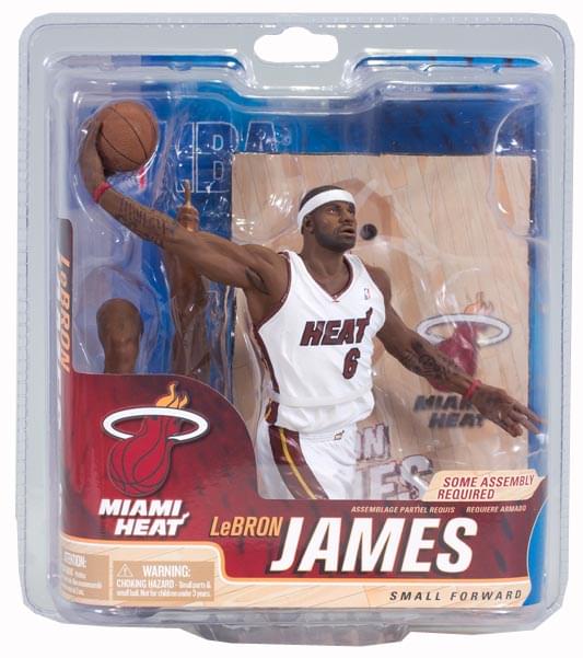 Mcfarlane NBA Series 21 Figure Lebron James 2 Miami Heat | Free Shippi