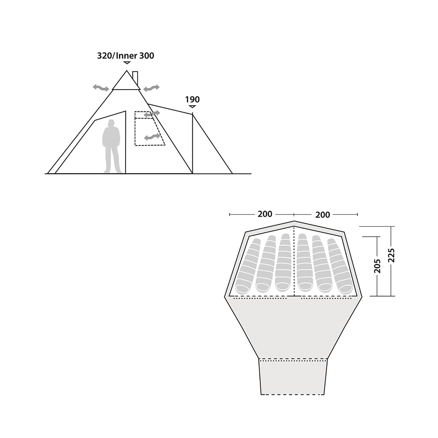 ローベンス インナーテント カイオワ / ROBENS INNER TENT KIOWA
