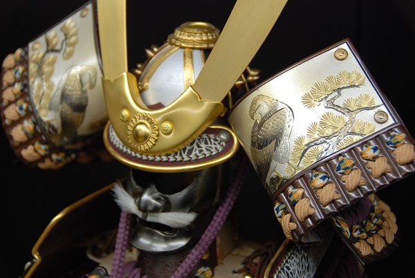 上原鎧袖作 龍文様之鎧 号鎧飾