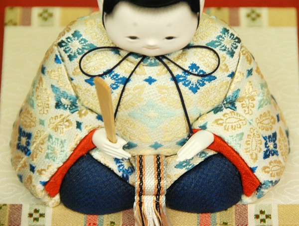 幸一光作 杏 木目込親王飾 ｜雛人形・五月人形なら人形の和光