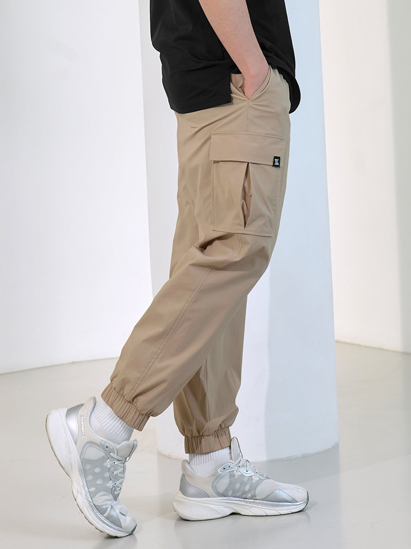 ストレッチ ルーズフィット カーゴ ジョガーパンツ