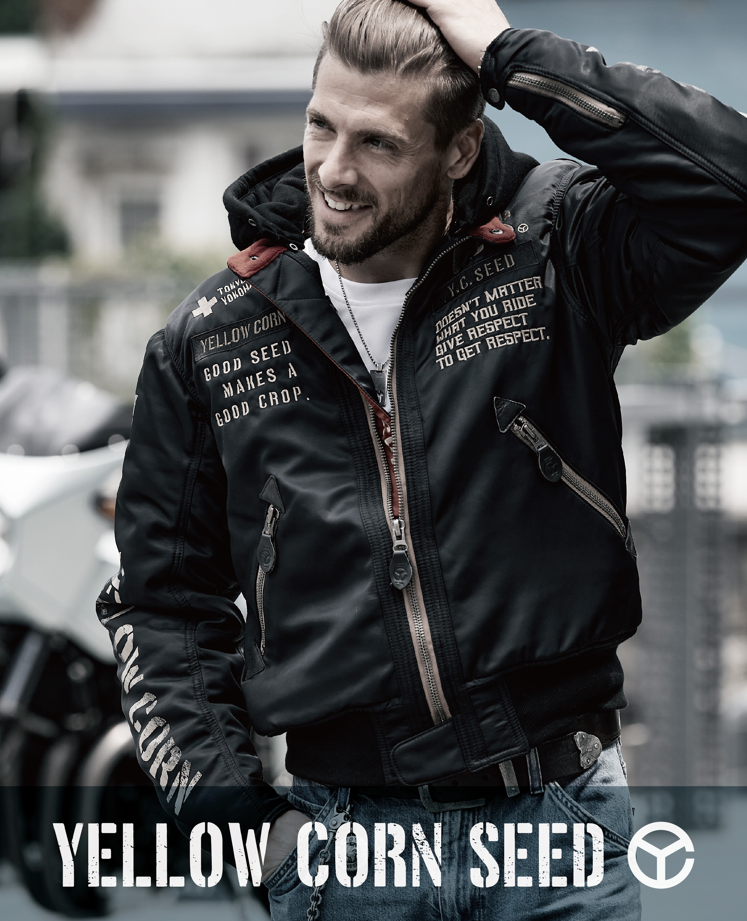 イエローコーンライダージャケット3L