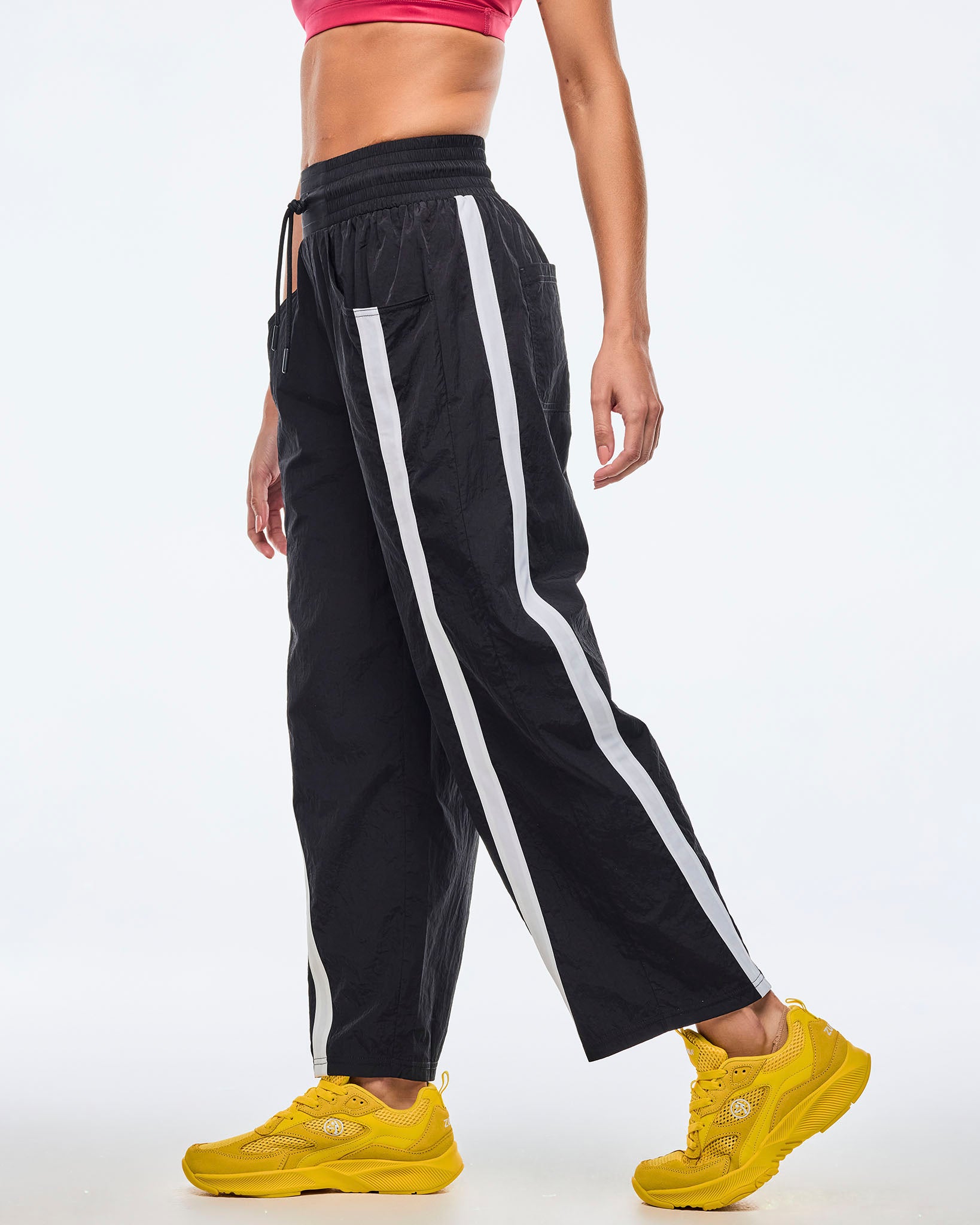 Apres Zumba High Rise Crop Track Pants – Zumba Wear | STRONG iD