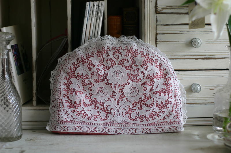 英国 アンティーク レースのティーコジー 【公式通販】 アンティーク