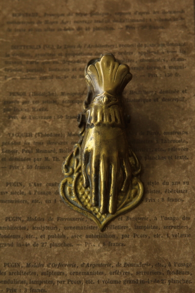 超希少】19世紀 フランスアンティーク リフタークリップ ハンド