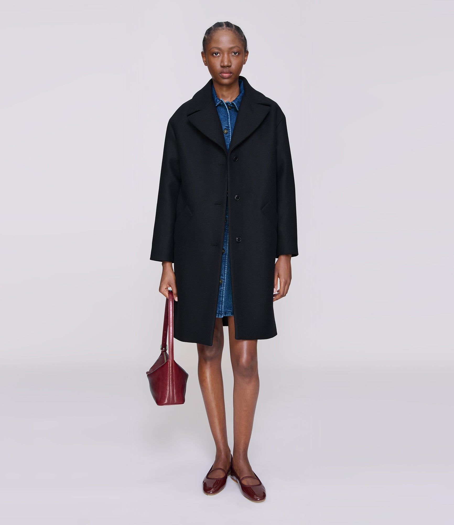 Ninon coat | 75% wool 25% polyamide | A.P.C. Ready-to-Wear