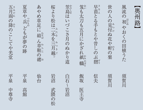 奥の細道』について｜大垣市奥の細道むすびの地記念館
