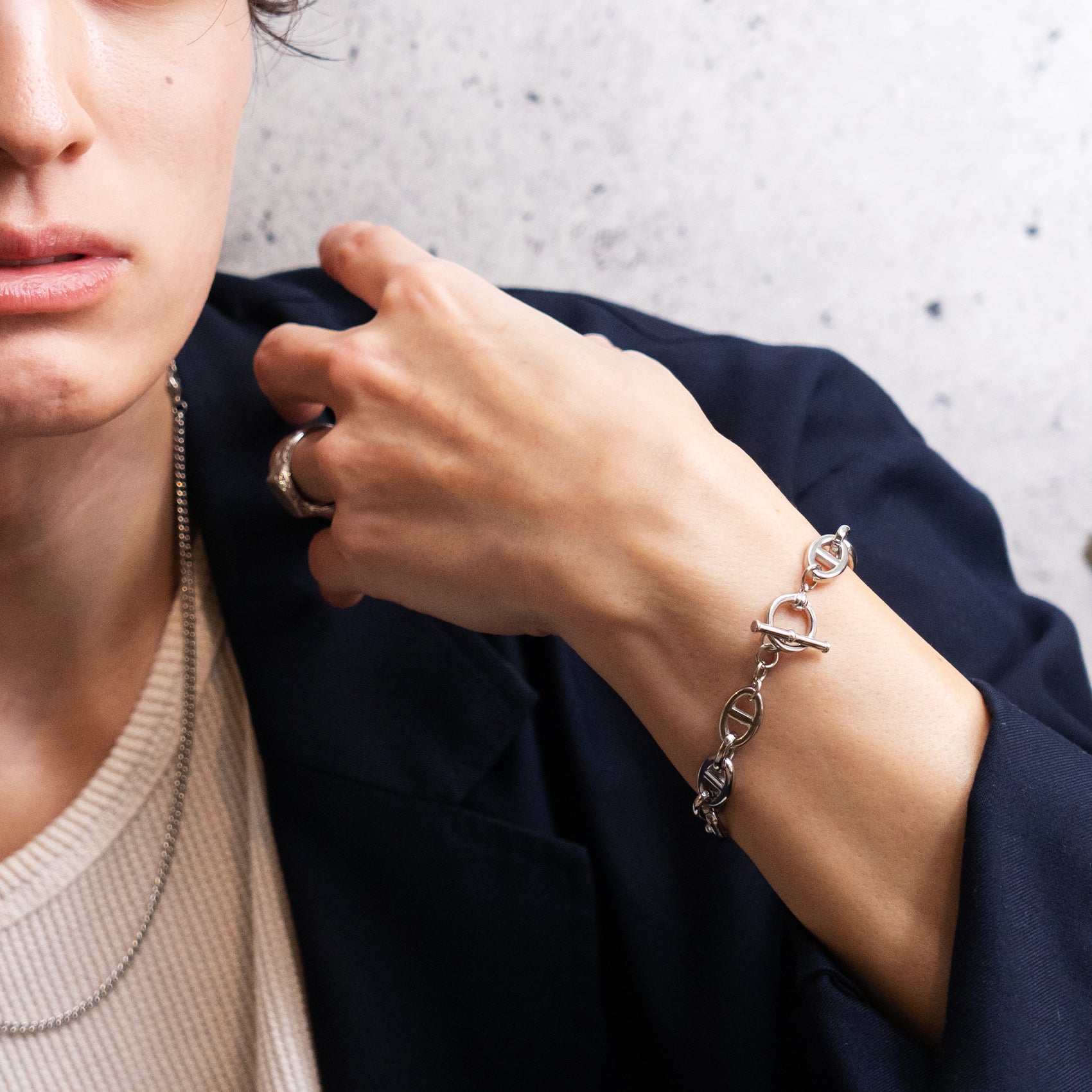 アンカーチェーンブレスレット(L) / BSB-274 – BLESS