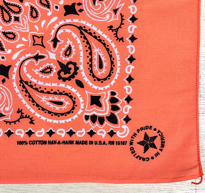 HAV-A-HANK ハバハンク 80年代 デッドストック 耳付き バンダナ ライト