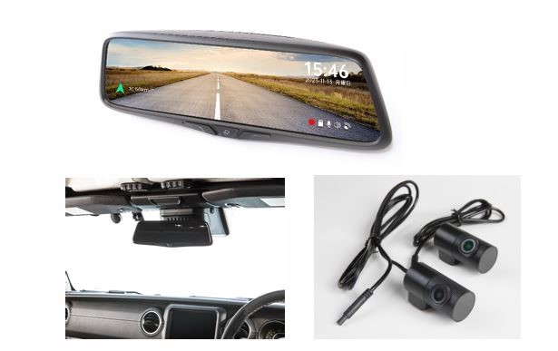 Jeep純正ドライブレコーダー付きディスプレイミラーのご紹介 | 名古屋