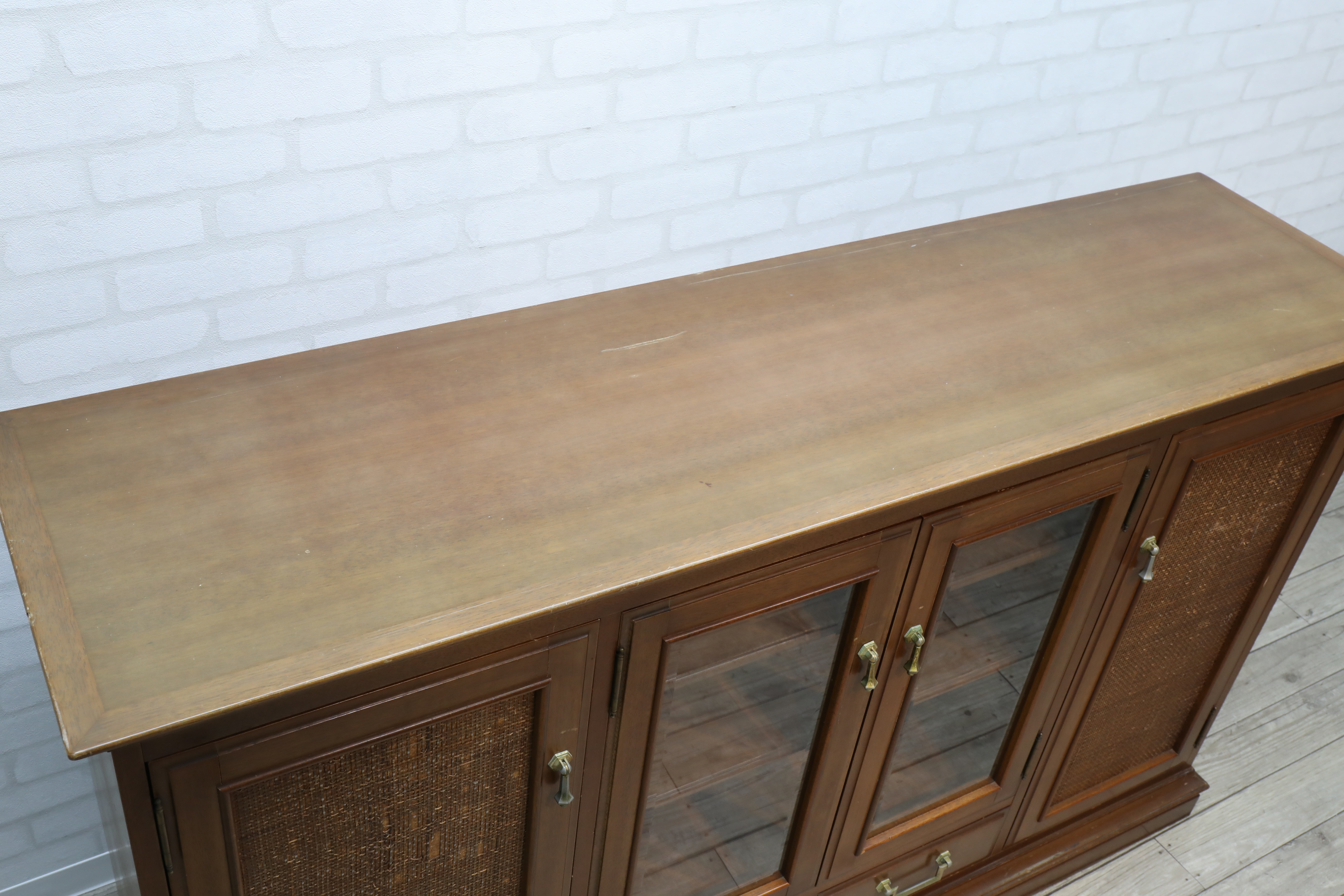 D1201】マルニ 両面サイドボード 地中海シリーズ キャビネット