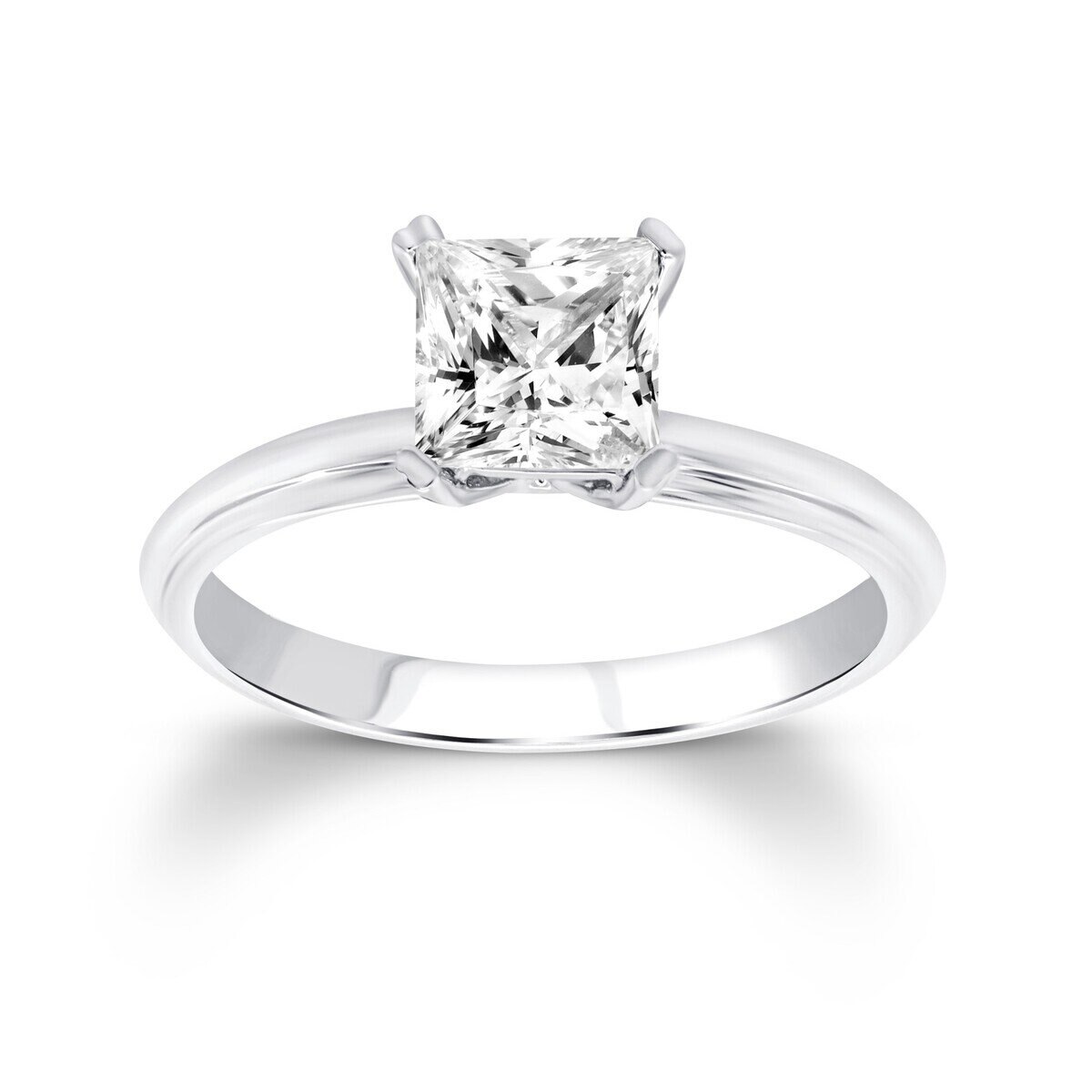 18K ホワイトゴールド 1.00カラット ダイヤモンドリング | Costco Japan