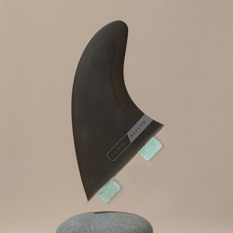 Deflow Surf - V.2 Black - Thruster Fins