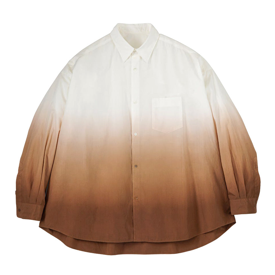 Graphpaper) Broad L/S Oversized Regular Collar Shirt (GU251-50001C