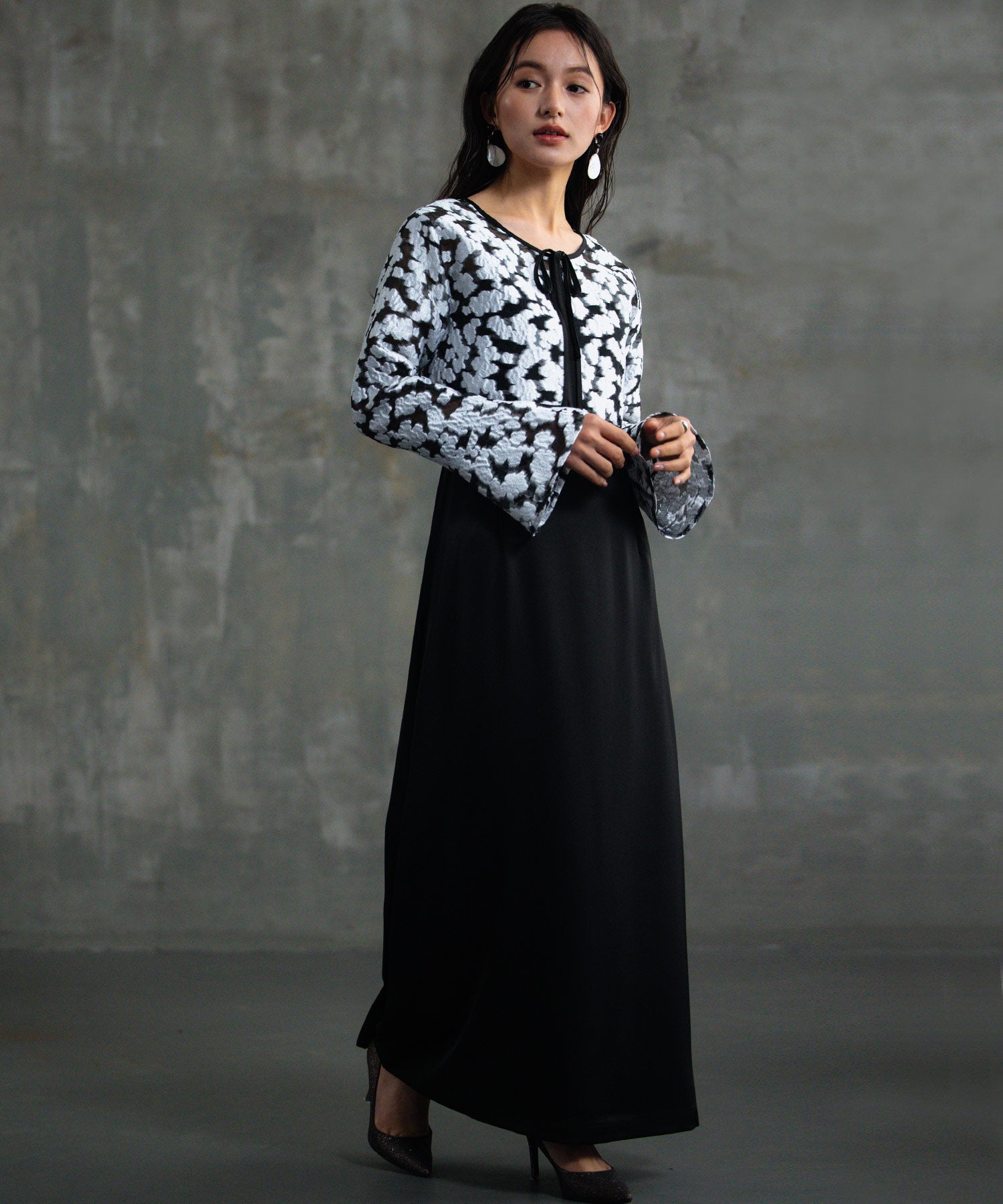 ドレス ワンピース ボレロ セット 結婚式 披露宴dsh0128 ブラック