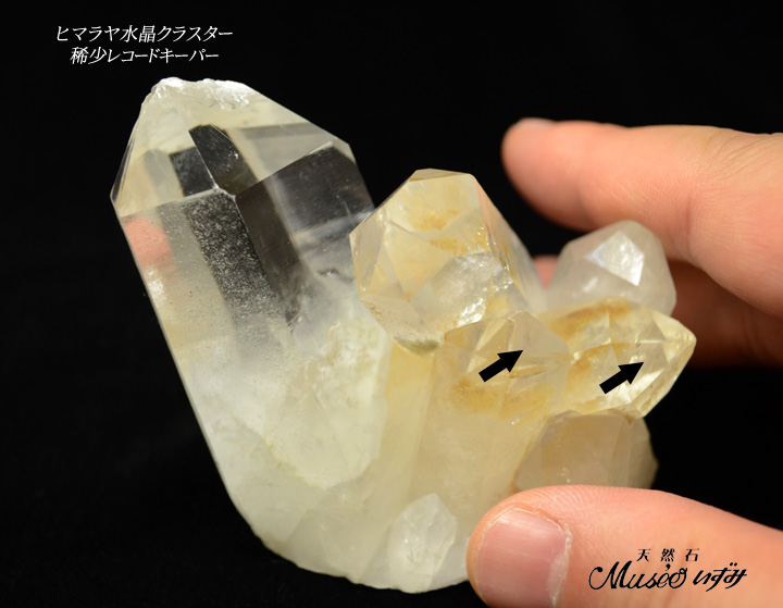 レコードキーパー満載＆ウィンドウ ヒマラヤ水晶クラスター 一点物