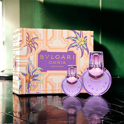 BVLGARI OMNIA AMETHYSTE 2 ITEMS EDT 100ML + 10ML KIT | Essencias Japan
