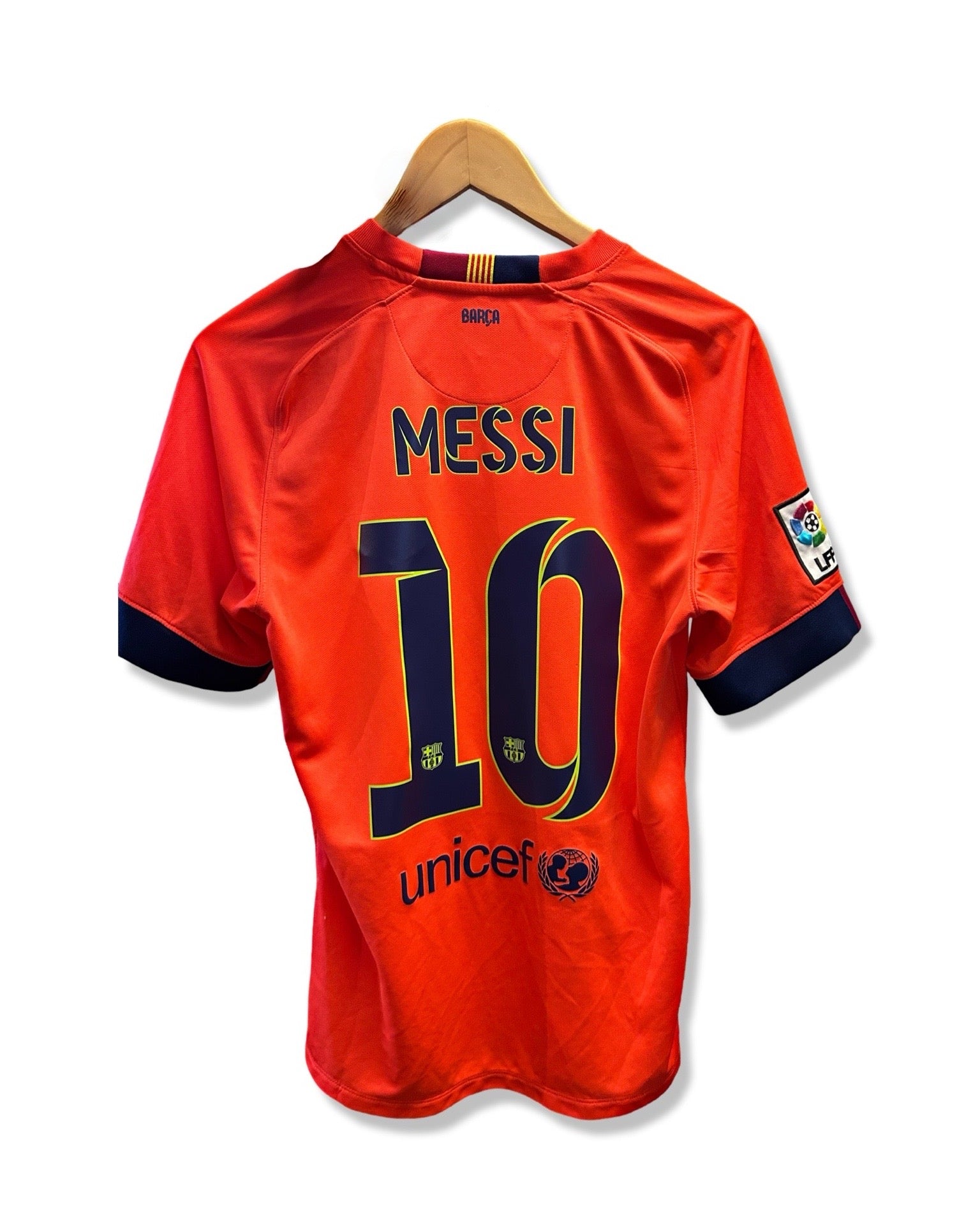 FC Barcelona 2014-15 Away Shirt, #10 Lionel Messi - S – Football