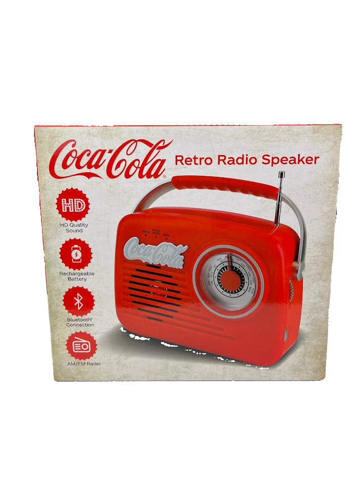 Coca-Cola Retro Radio Speaker – FYE