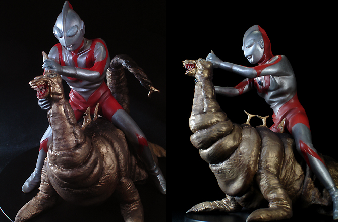 怪獣無法地帯】 The Monster Gallery 33 1/350 ウルトラマン対