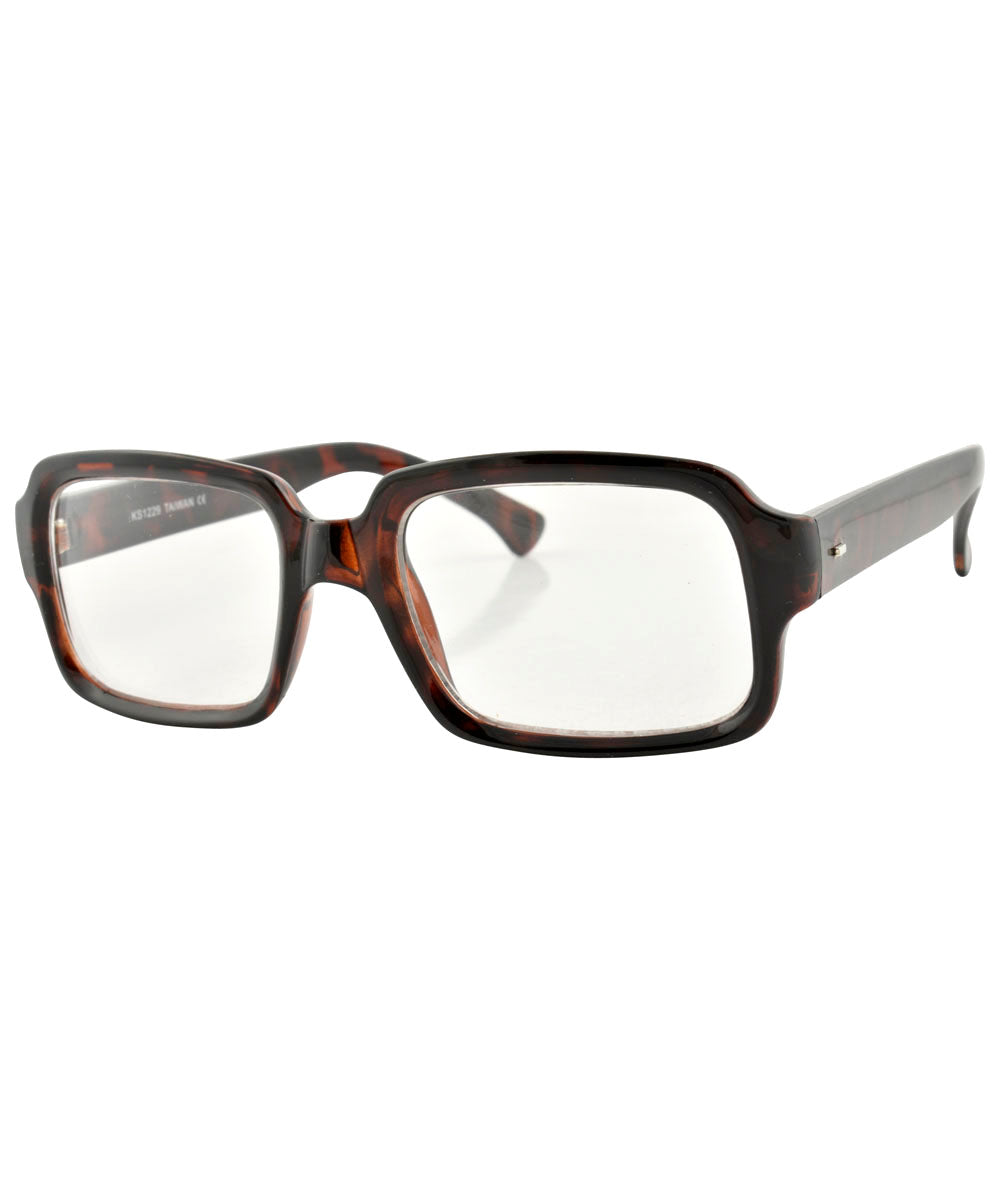 Shop WHISTLE black clear glasses for men | Giant Vintage Eyewear