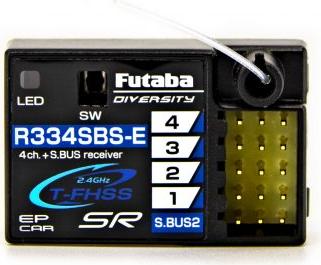 FUTR334SBSE - Receiver R334SBS-E 2.4GHz TFHSS SR S-Bus2 By FUTABA