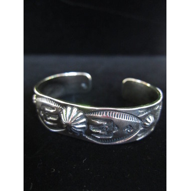 LARRY SMITH SHELL REPOUSSE THUNDER BIRD BRACELET BR-0077 商品詳細