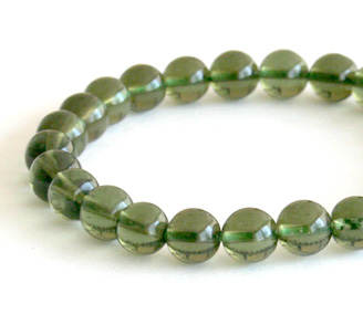 モルダバイト（鑑別書付き）7～7.5mm｜天然石・パワーストーン