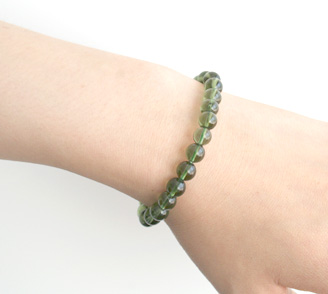 モルダバイト（鑑別書付き）7～7.5mm｜天然石・パワーストーン