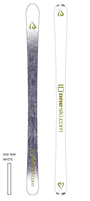 ID One USA Free Ride FRPC Ski in 176 cm black or white