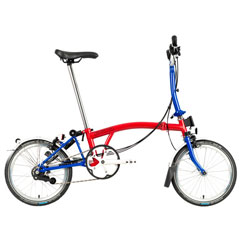 CYCLETECH-IKD : BROMPTON 2022 C Line HRD/PB(House Red/Piccadilly Blue)