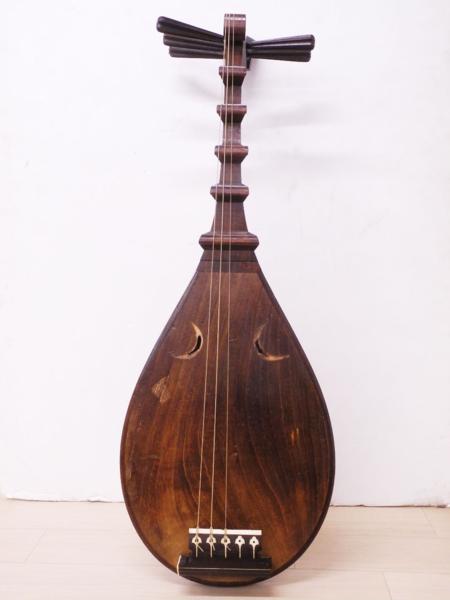 琵琶 筑前琵琶 5弦 象牙細工 弦楽器 和楽器 | 中古品・不用品の高価