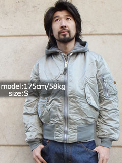 ALPHA [アルファ] MA-1 シルバー-Jalana