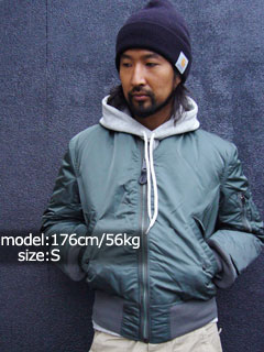 ALPHA [アルファ] MA-1 ヴィンテージグリーン-Jalana