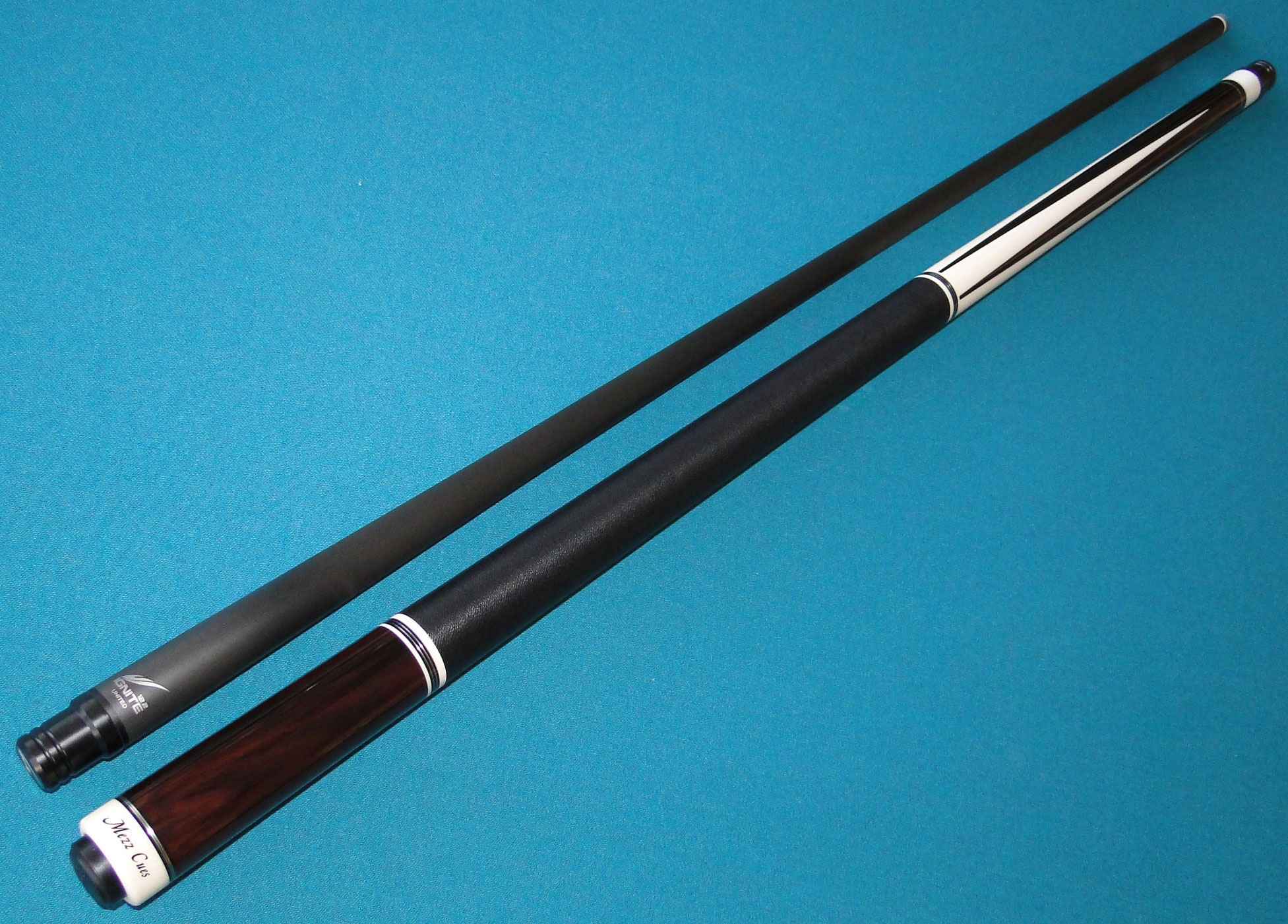 Mezz and Exceed cues with Ignite shaft