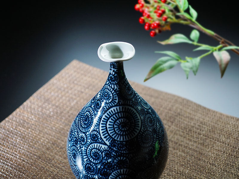 有田焼】蛸唐草花瓶 - JTOPIA