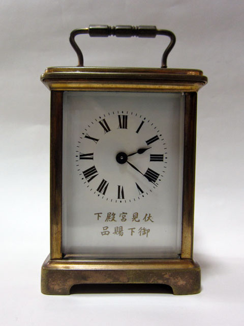 精工舎 枕時計(目覚まし) キャリッジクロック SEIKOSHA アンティーク