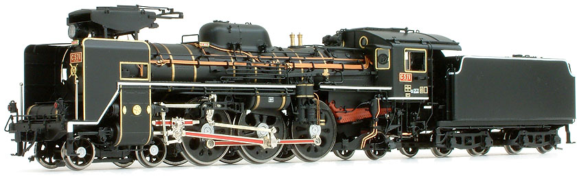 天賞堂 C57 1号 やまぐち号 蒸気機関車（真鍮製）