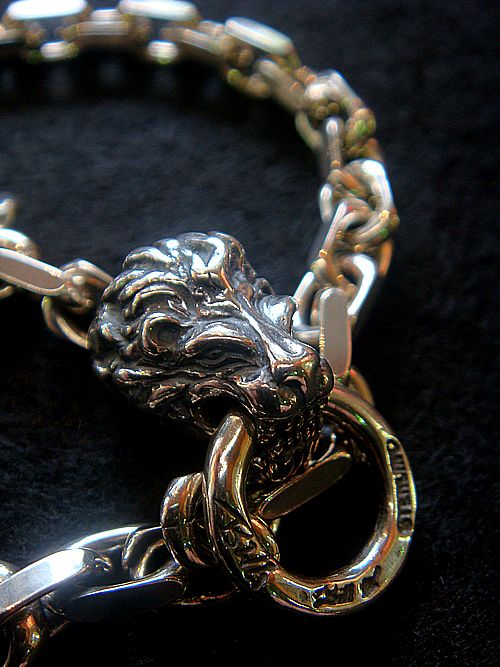 BILL WALL LEATHER/ビルウォールレザー Square Chain Link Bracelet