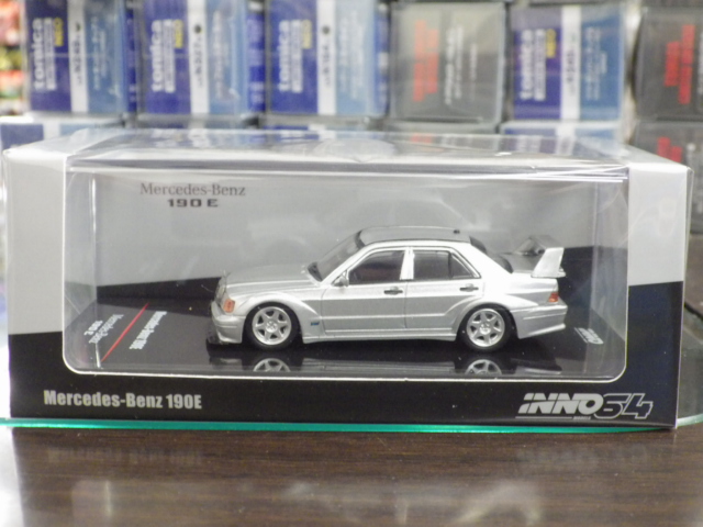 ミニカーショップグローバル - 1/64 INNO メルセデス ベンツ190E シルバー