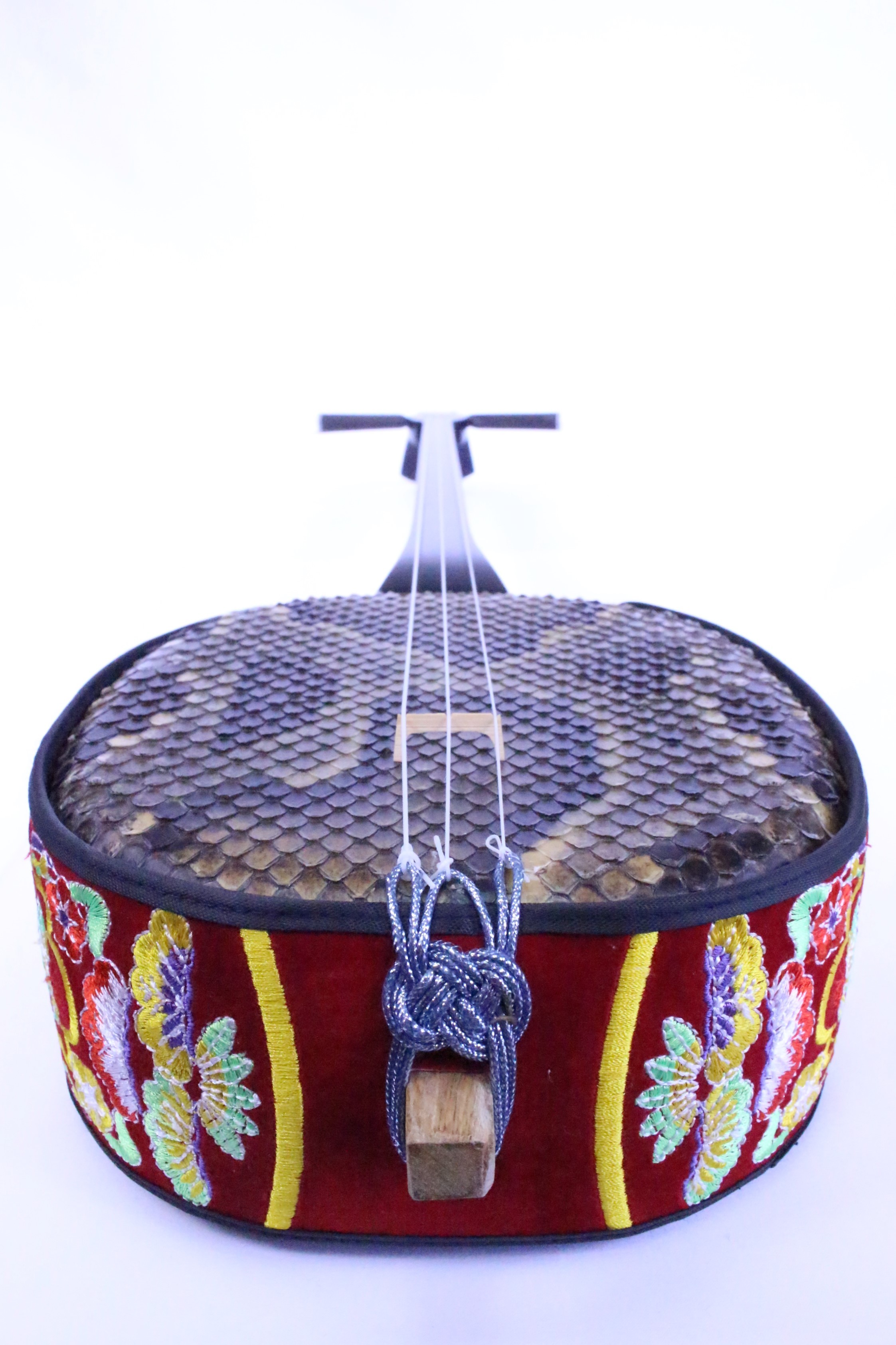 沖縄三線 宮古木工芸 本皮1枚張り 極上パドック棹 三線・木工品