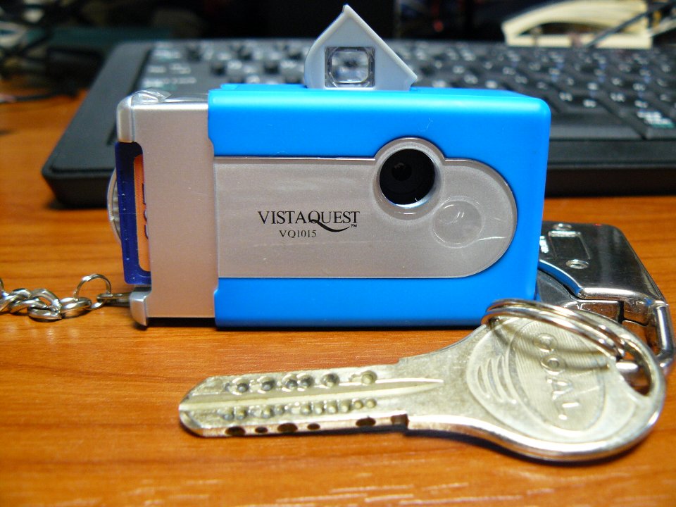 中古 VISTA QUEST VQ1015 ENTRY ブルー キーチェーン付 本体のみ と