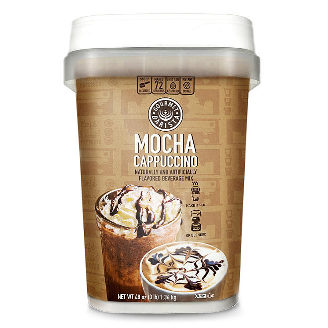 Gourmet Barista Mocha Cappuccino Mix (48 oz.) – My Kosher Cart