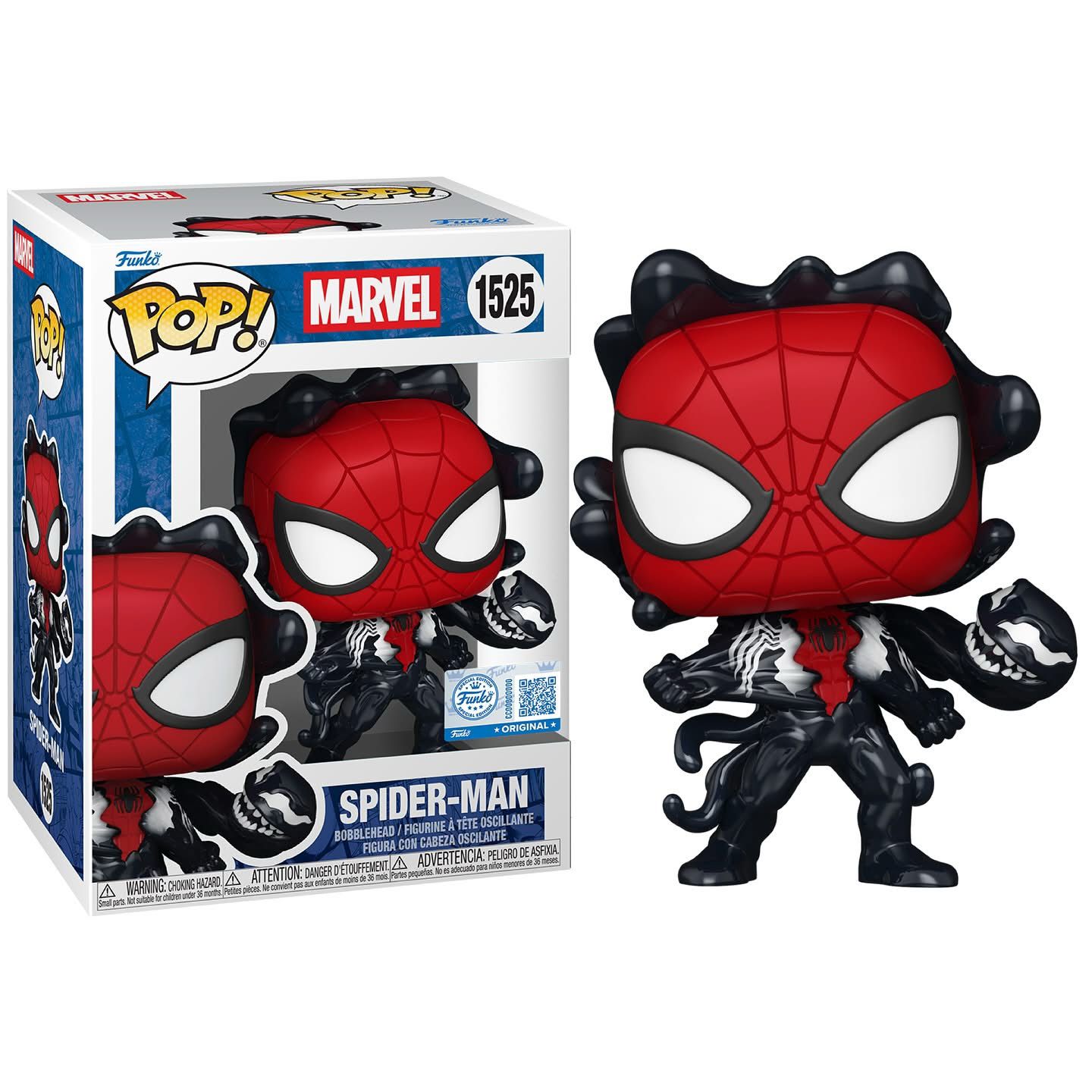 Funko Pop! Marvel - Spider-Man (with Symbiote Venom) #1525 [Funko