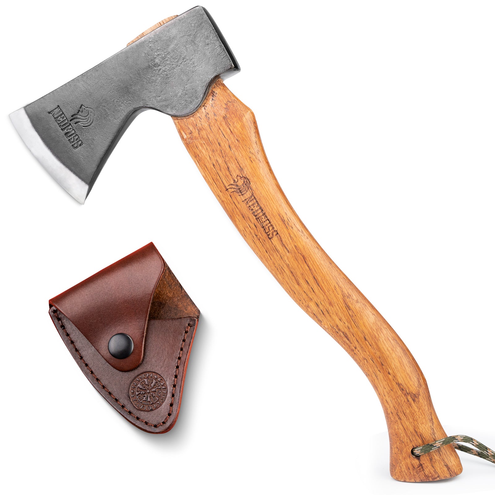 RF38 Outdoor Hatchet, Forged Carbon Steel and Head Beech Wood