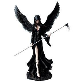 ラージ ダークエンジェルフィギュア Grim Reaper Death with Scythe